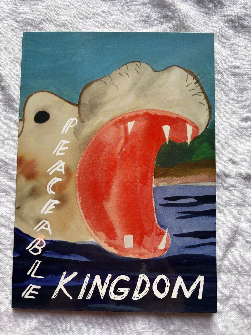 Peaceable Kingdom Chris Johanson Jo Jackson Nieves 2007 First Edition Art Book